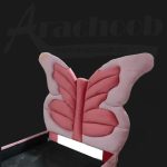 تخت خواب دخترانه فانتزی مدل پروانه