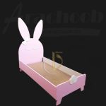 تخت خواب دخترانه نوجوان خرگوش خوابیده