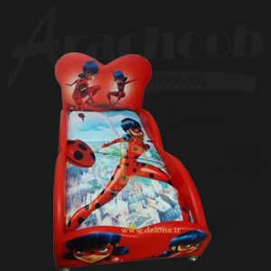 تخت خواب دخترانه کفشدوزکی
