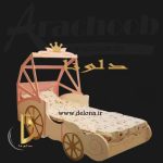 تخت خواب کالسکه دخترانه