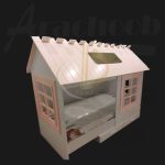 تخت خواب کلبه جدیدترین تخت دخترانه